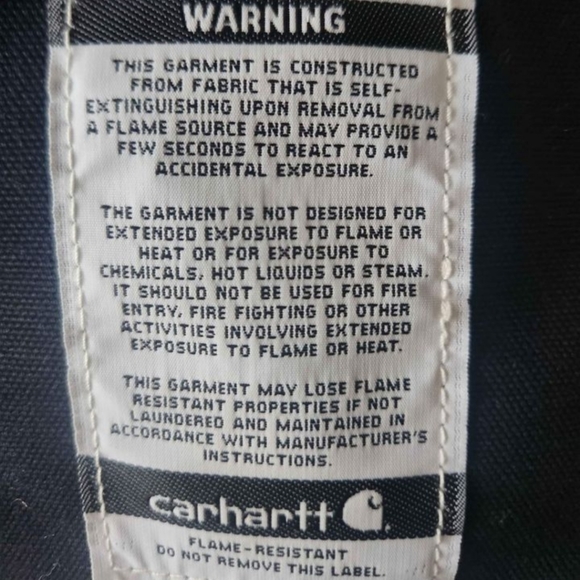 *NEW* CARHARTT FLAME-RESISTANT DUCK TRADITIONAL COAT/QUILT-LINED *NWOT* - Picture 5 of 8
